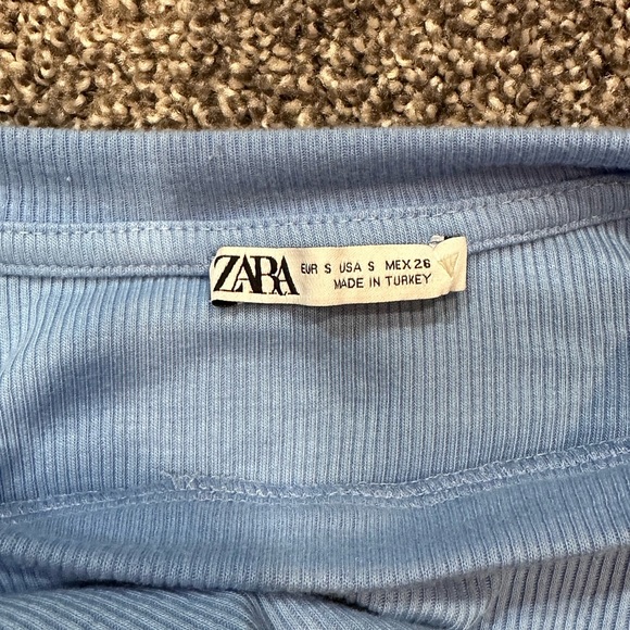blue zara top - Picture 2 of 2